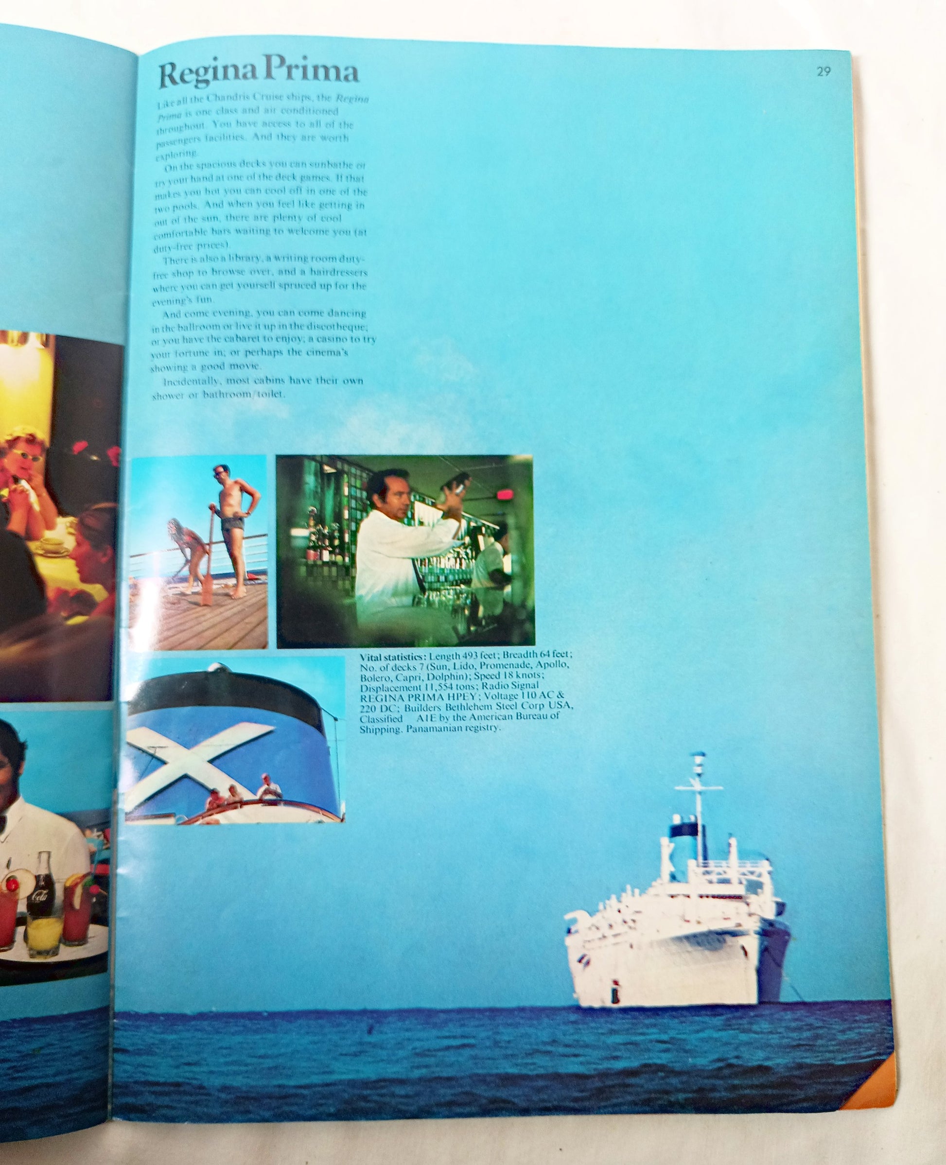 Chandris Cruises 1974 Mediterranean Black Sea Midnight Sun Cruises - TulipStuff