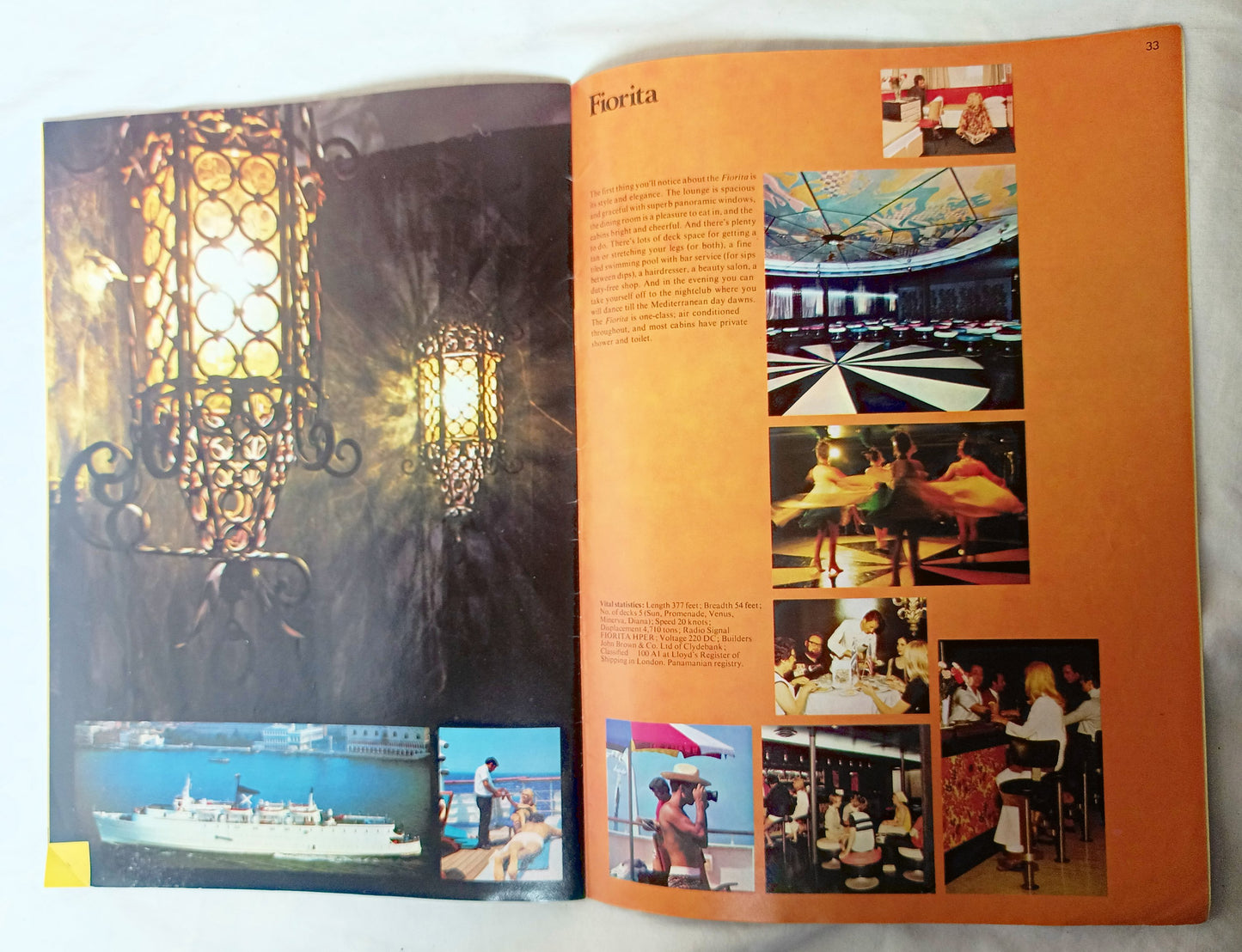 Chandris Cruises 1974 Mediterranean Black Sea Midnight Sun Cruises - TulipStuff