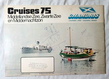 Load image into Gallery viewer, Chandris Cruises 1975 Cruising Brochure Dutch Language 6 Ships - TulipStuff
