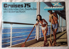 Load image into Gallery viewer, Chandris Cruises 1975 Cruising Brochure Dutch Language 6 Ships - TulipStuff
