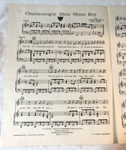 Load image into Gallery viewer, Chattanoogie Shoe Shine Boy Red Foley Jack Stapp Sheet Music 1950 - TulipStuff
