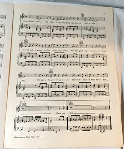Chattanoogie Shoe Shine Boy Red Foley Jack Stapp Sheet Music 1950 - TulipStuff