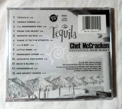 Chet McCracken Featuring Sam Riney Tequila Album CD 1996 - TulipStuff