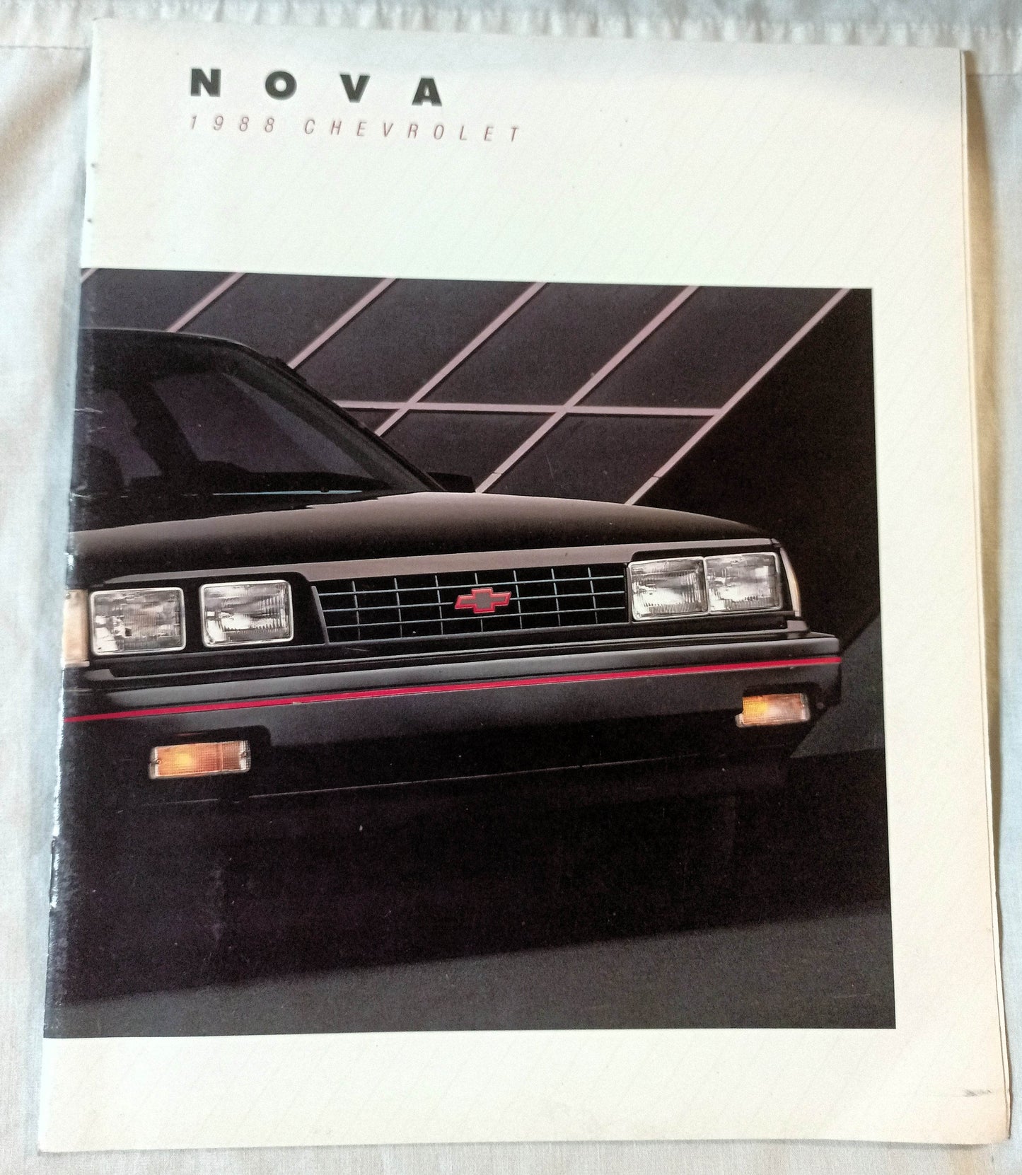 1988 Chevrolet Nova Sedan Hatchback Dealer Sales Brochure - TulipStuff