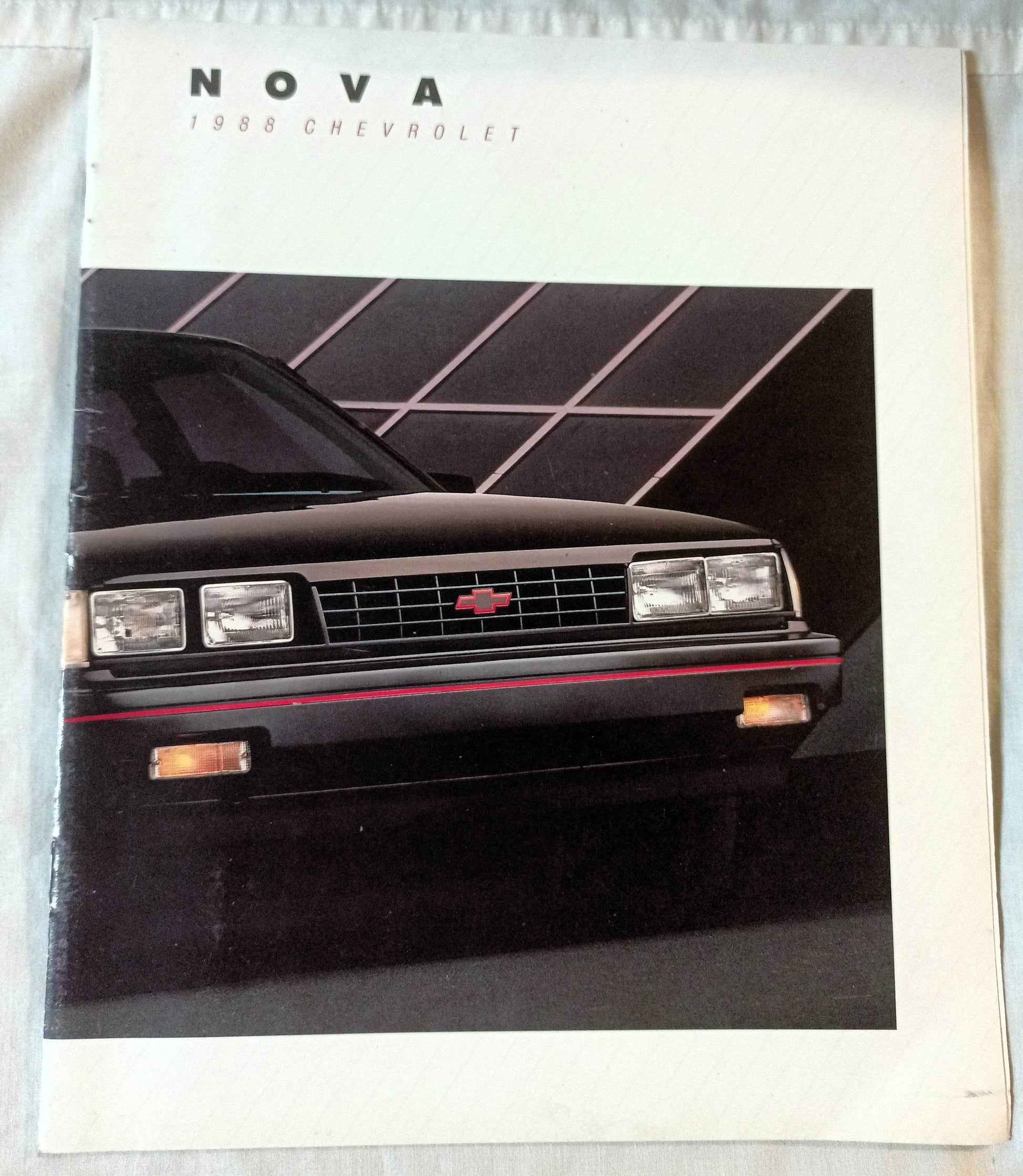 1988 Chevrolet Nova Sedan Hatchback Dealer Sales Brochure - TulipStuff