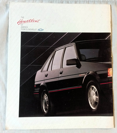 1988 Chevrolet Nova Sedan Hatchback Dealer Sales Brochure - TulipStuff