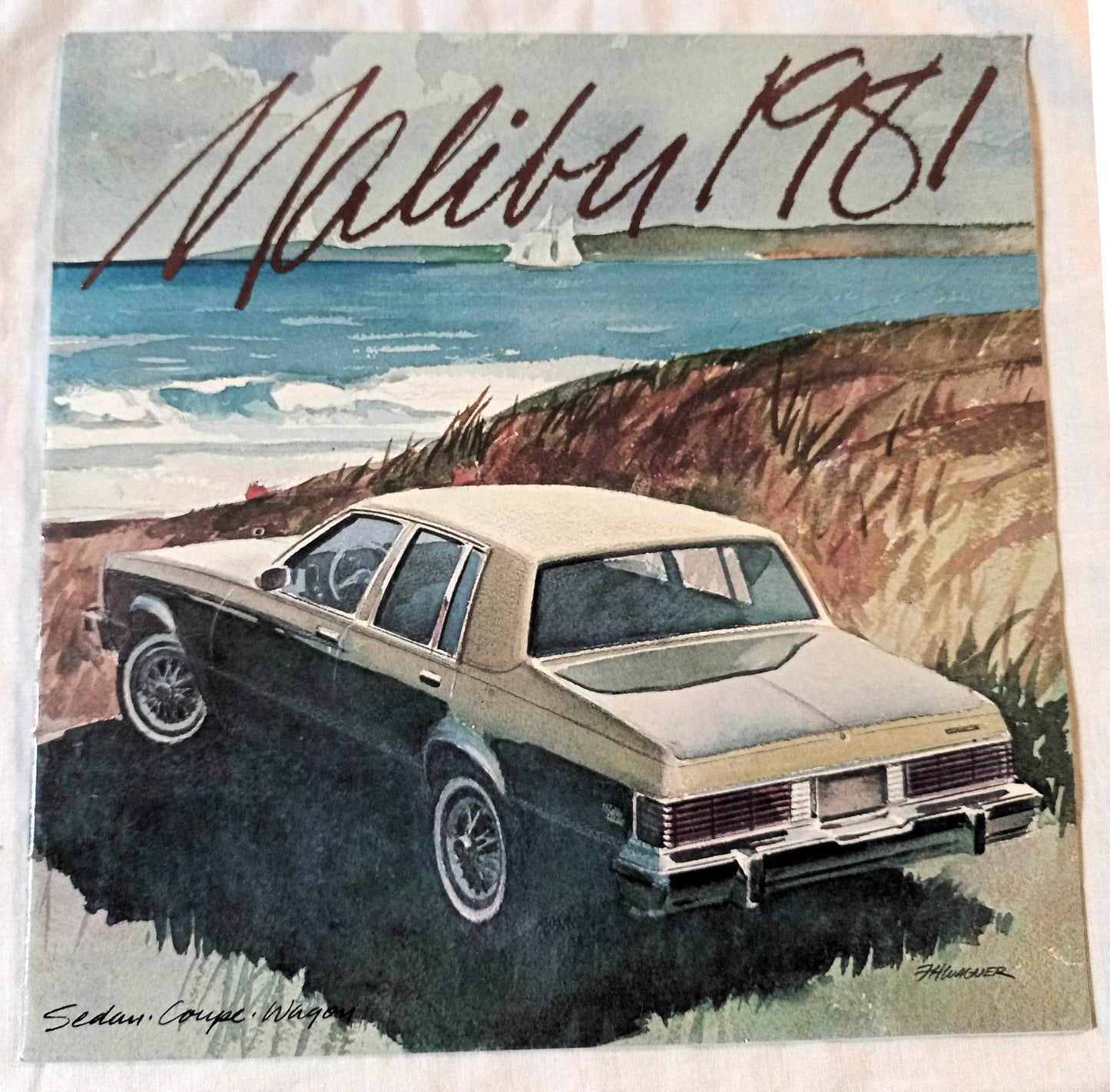 Chevrolet Malibu 1981 Sedan Coupe Wagon Dealer Sales Brochure - TulipStuff