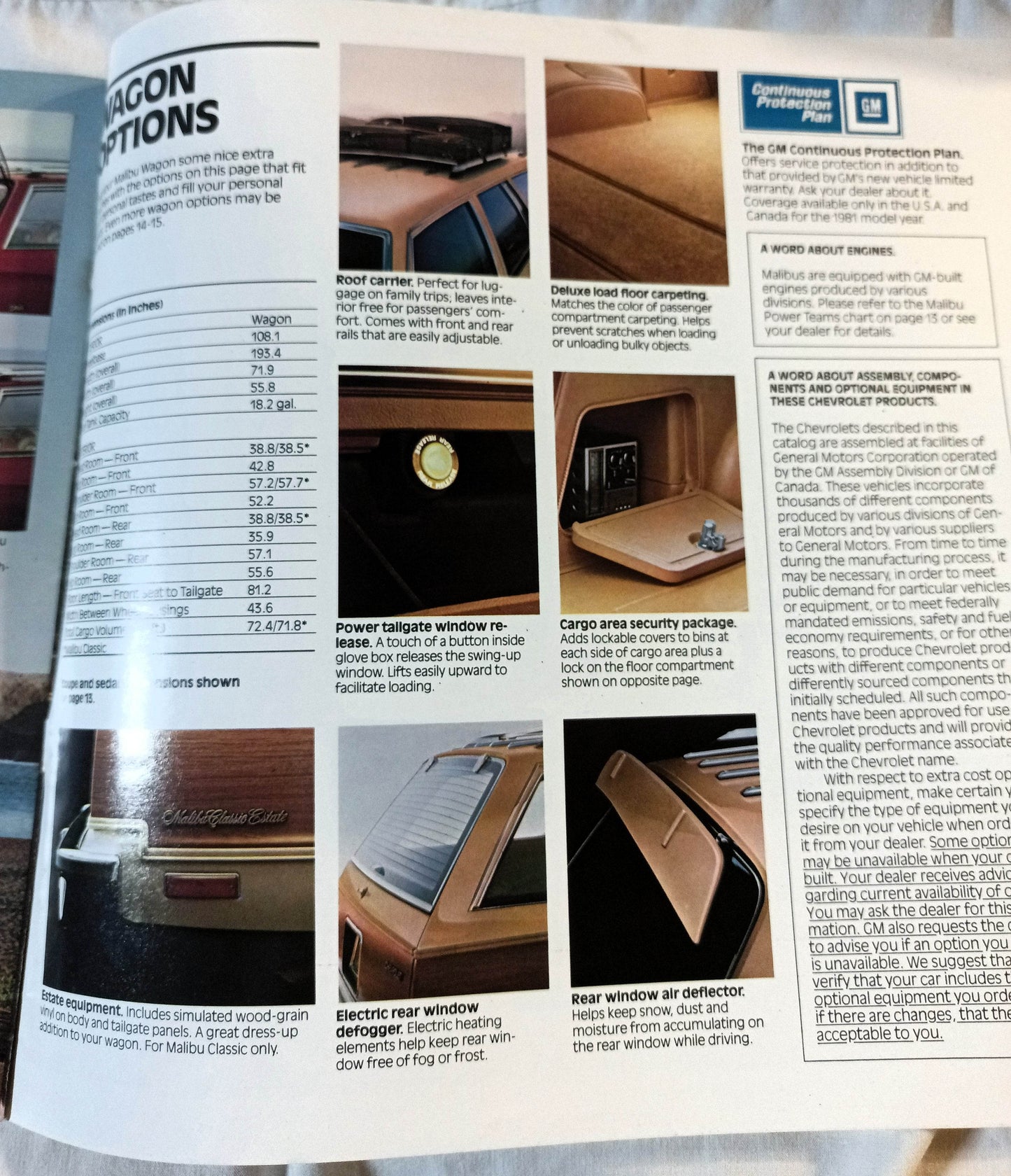 Chevrolet Malibu 1981 Sedan Coupe Wagon Dealer Sales Brochure - TulipStuff