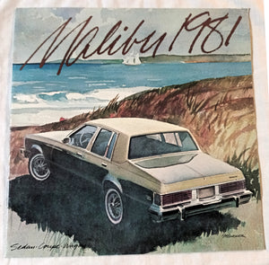 Chevrolet Malibu 1981 Sedan Coupe Wagon Dealer Sales Brochure - TulipStuff