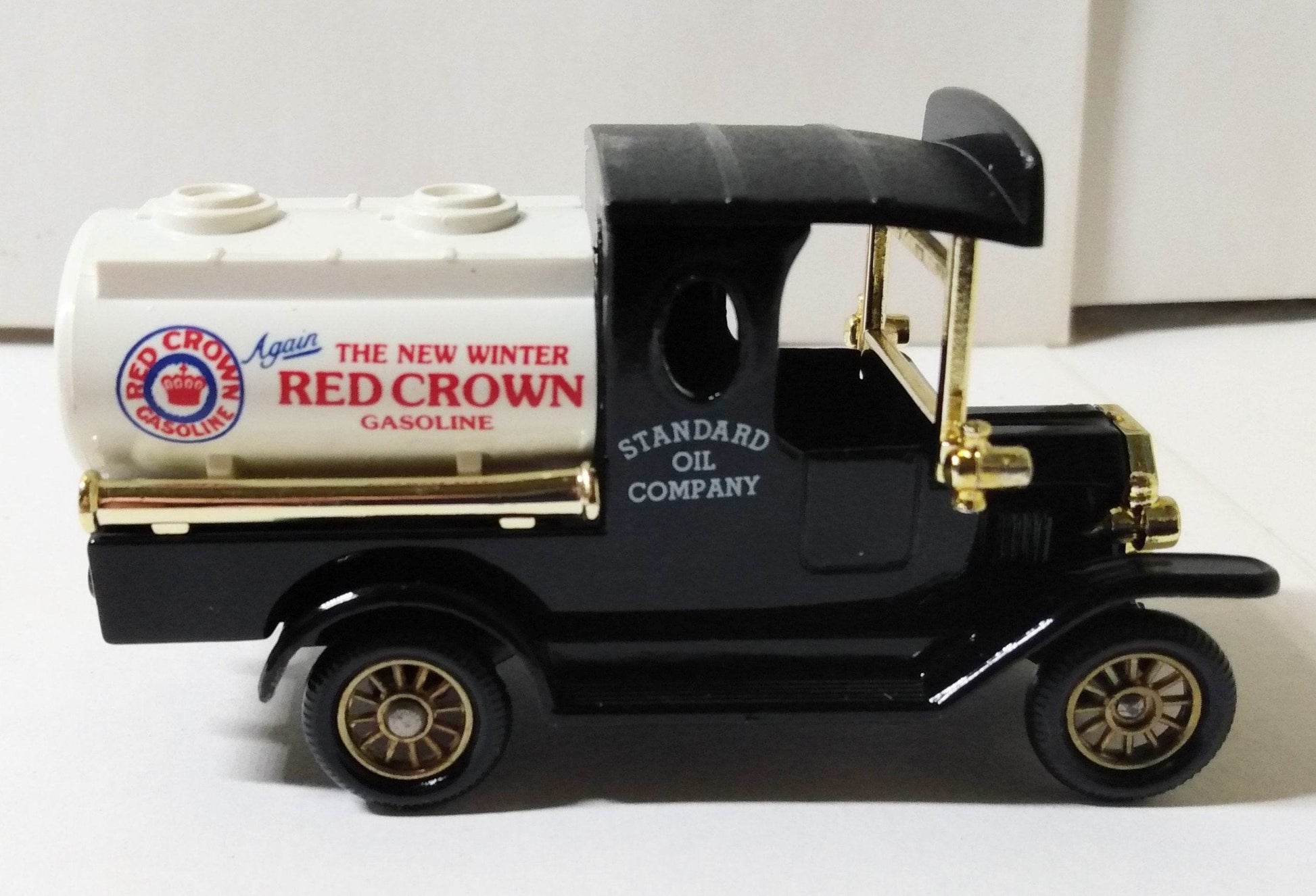 Lledo Chevron Red Crown Gasoline 1920 Model T Ford Tanker Standard Oil - TulipStuff
