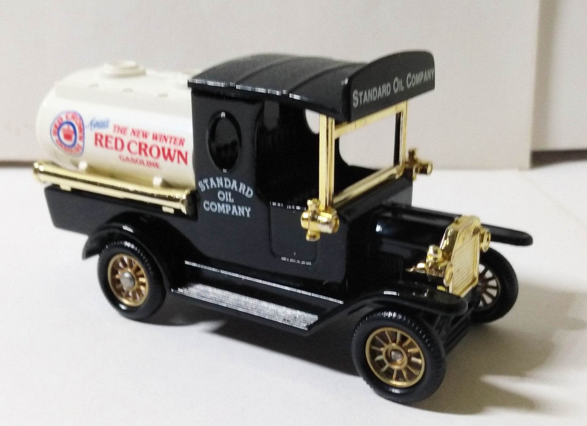 Lledo Chevron Red Crown Gasoline 1920 Model T Ford Tanker Standard Oil - TulipStuff
