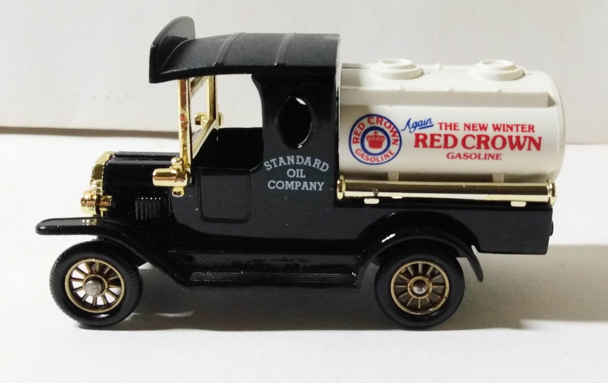 Lledo Chevron Red Crown Gasoline 1920 Model T Ford Tanker Standard Oil - TulipStuff