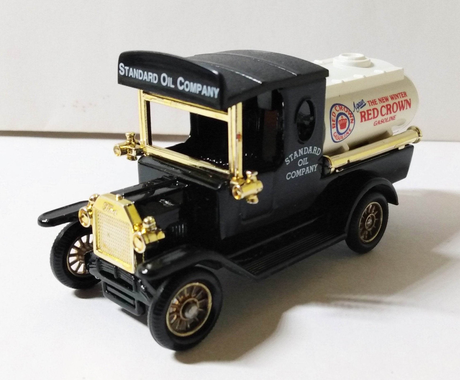 Lledo Chevron Red Crown Gasoline 1920 Model T Ford Tanker Standard Oil - TulipStuff