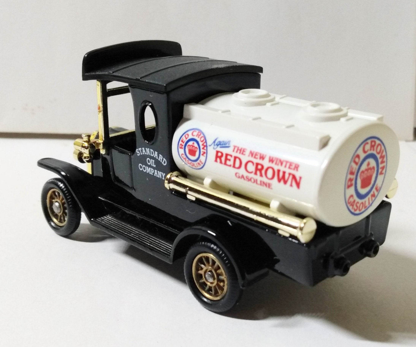 Lledo Chevron Red Crown Gasoline 1920 Model T Ford Tanker Standard Oil - TulipStuff