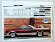 Load image into Gallery viewer, Chevrolet &#39;82 Chevy El Camino Dealer Sales Brochure - TulipStuff
