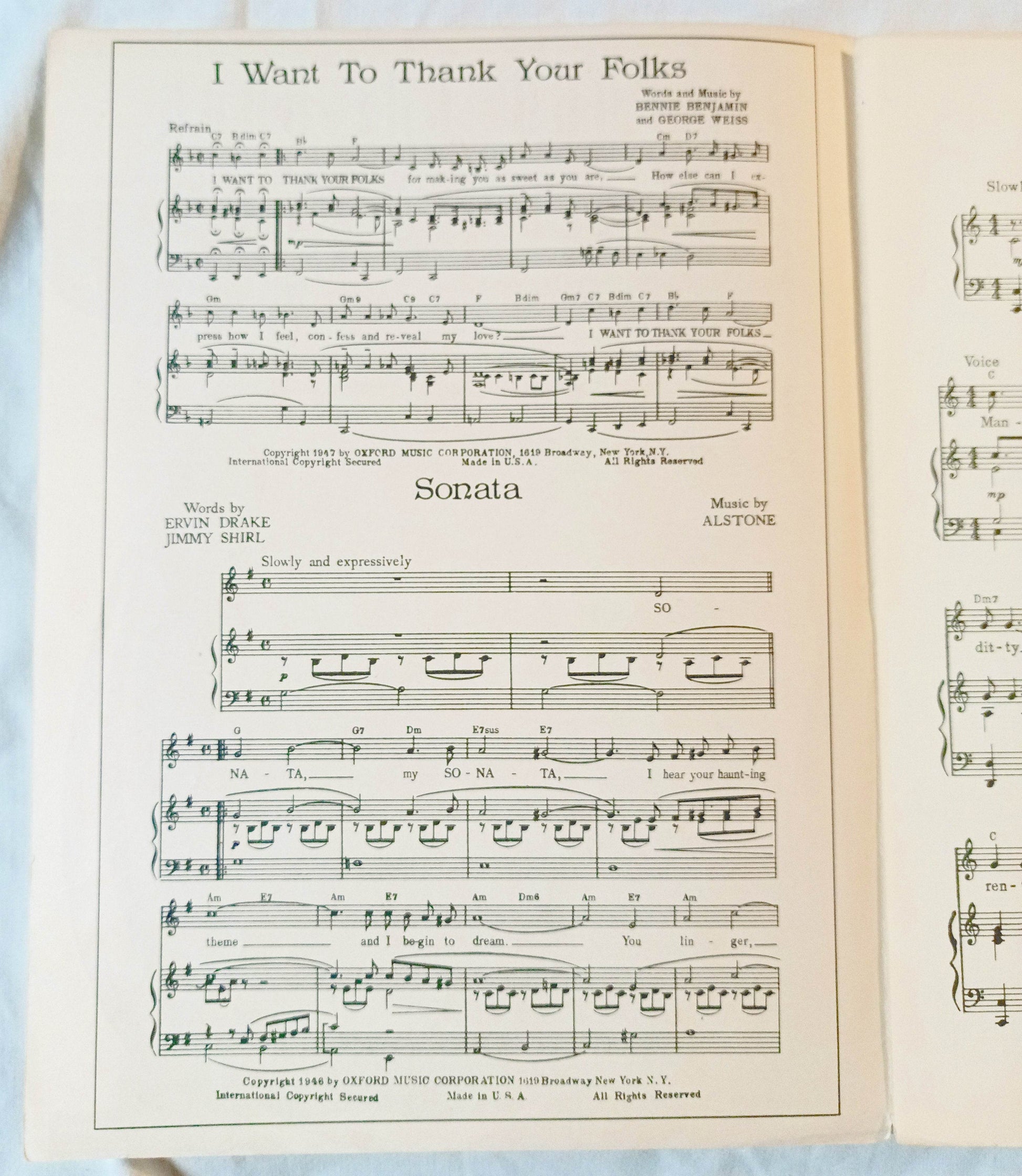 Chi-Baba Chi-Baba My Bambino Go To Sleep Sheet Music Louis Prima 1947 - TulipStuff