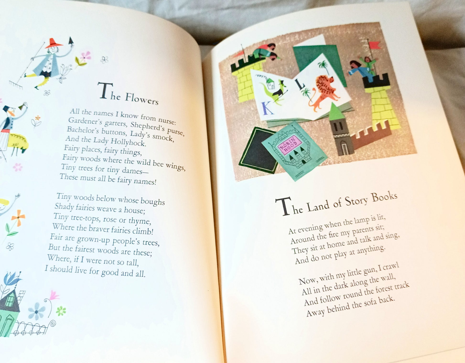A Child's Garden Of Verses Robert Louis Stevenson Big Golden Book 1966 - TulipStuff