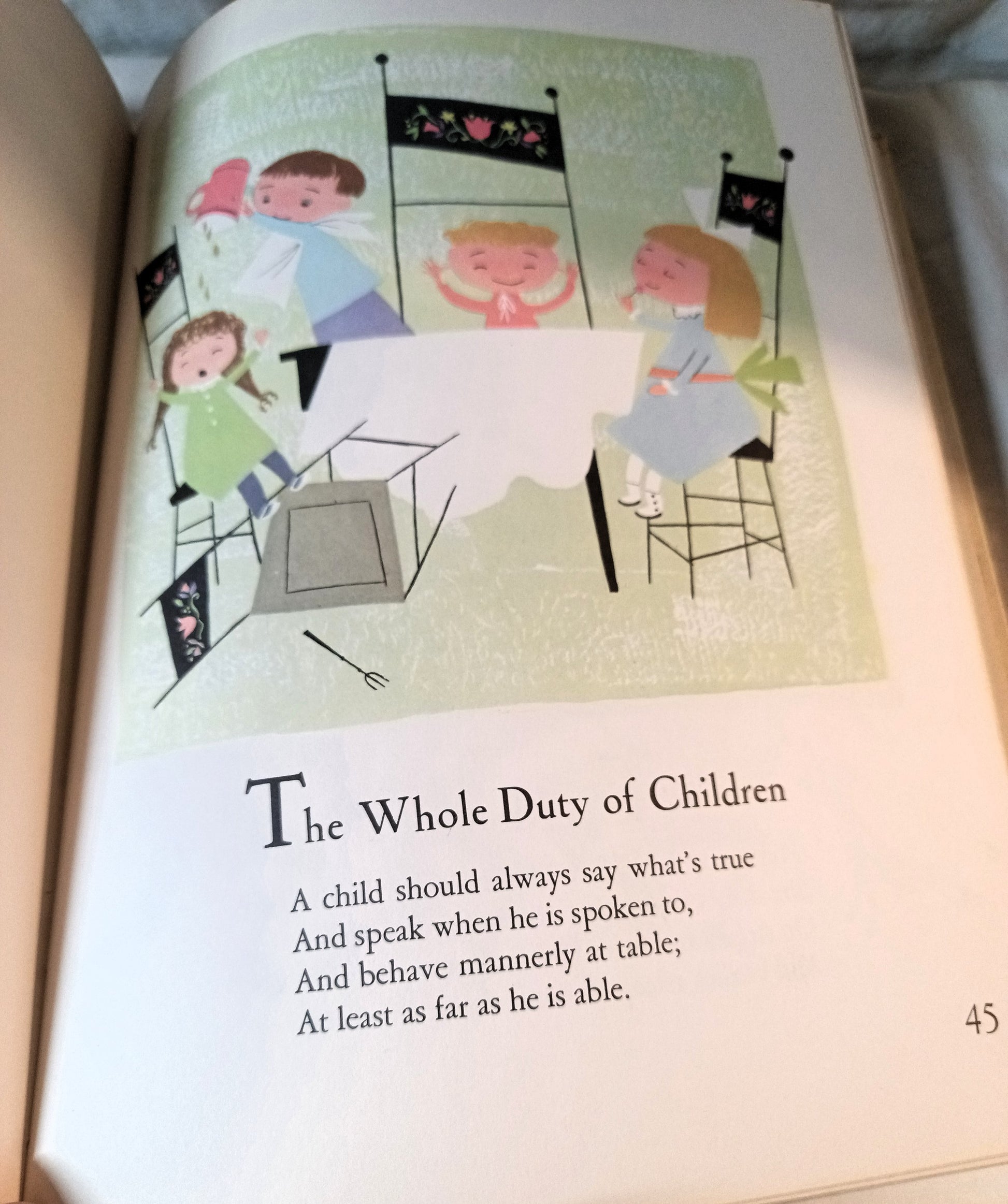 A Child's Garden Of Verses Robert Louis Stevenson Big Golden Book 1966 - TulipStuff