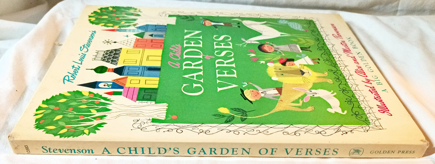 A Child's Garden Of Verses Robert Louis Stevenson Big Golden Book 1966 - TulipStuff