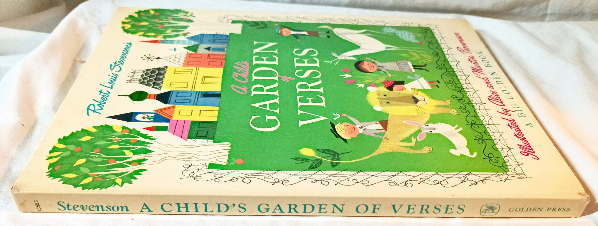 A Child's Garden Of Verses Robert Louis Stevenson Big Golden Book 1966 - TulipStuff