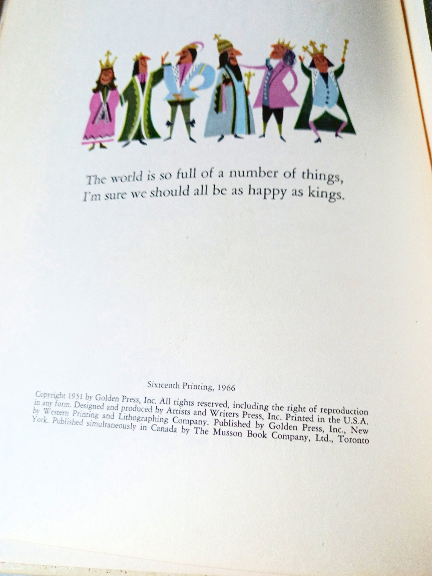 A Child's Garden Of Verses Robert Louis Stevenson Big Golden Book 1966 - TulipStuff