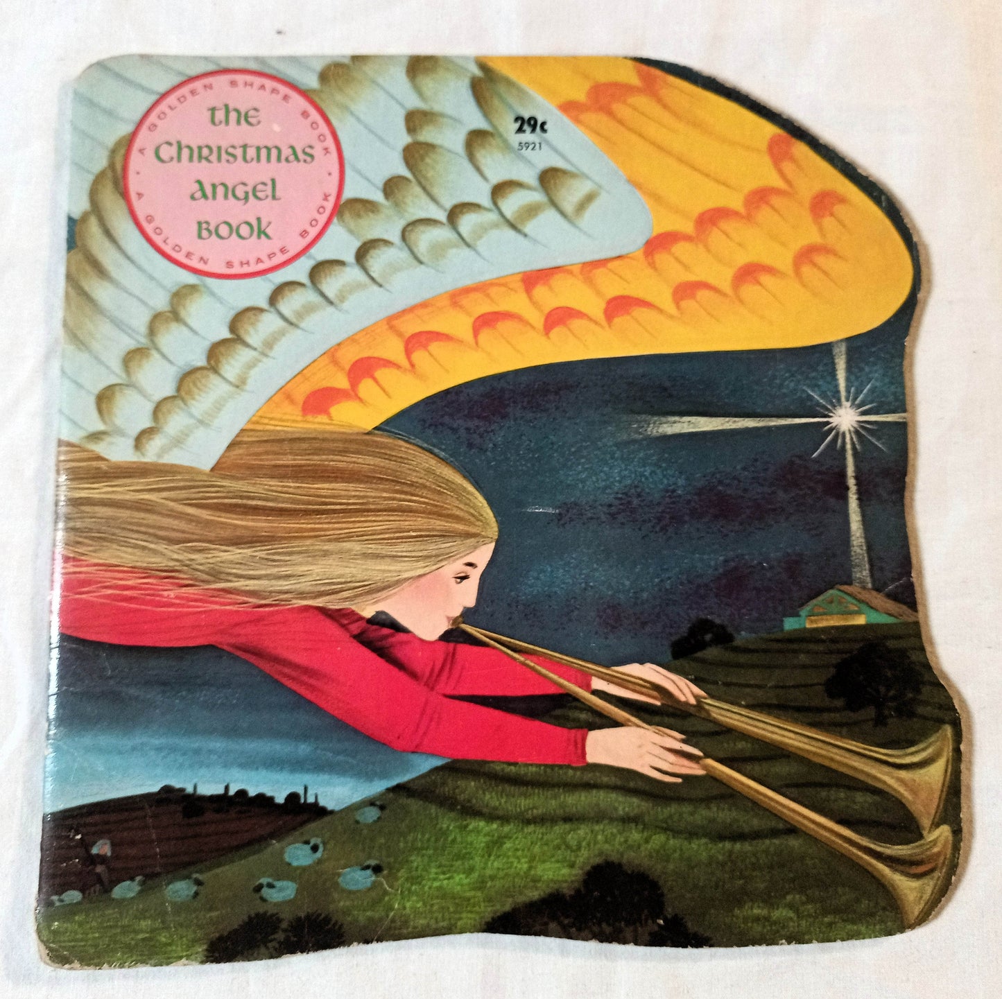 The Christmas Angel Book William Dugan Golden Shape Book 1965 - TulipStuff