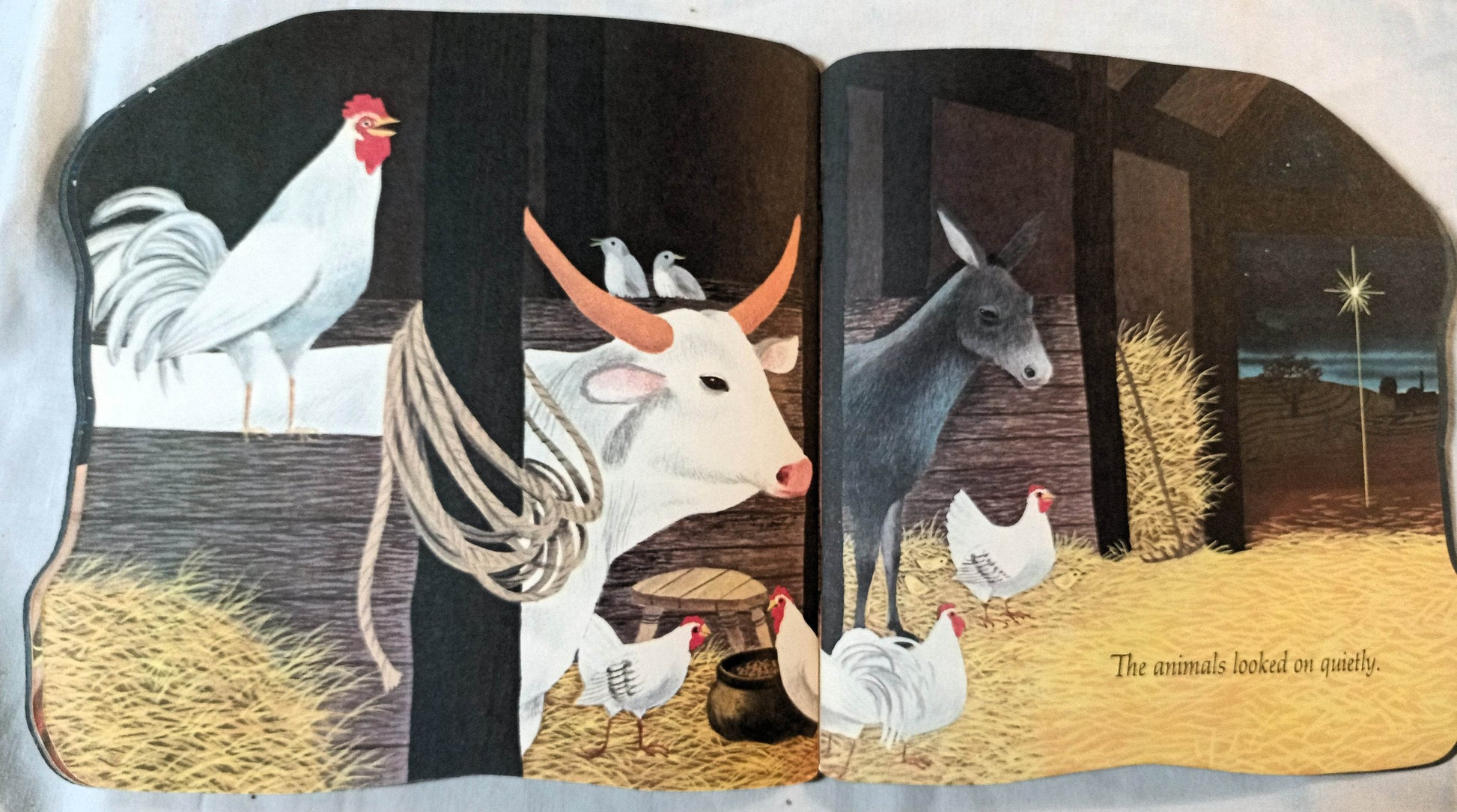 The Christmas Angel Book William Dugan Golden Shape Book 1965 - TulipStuff