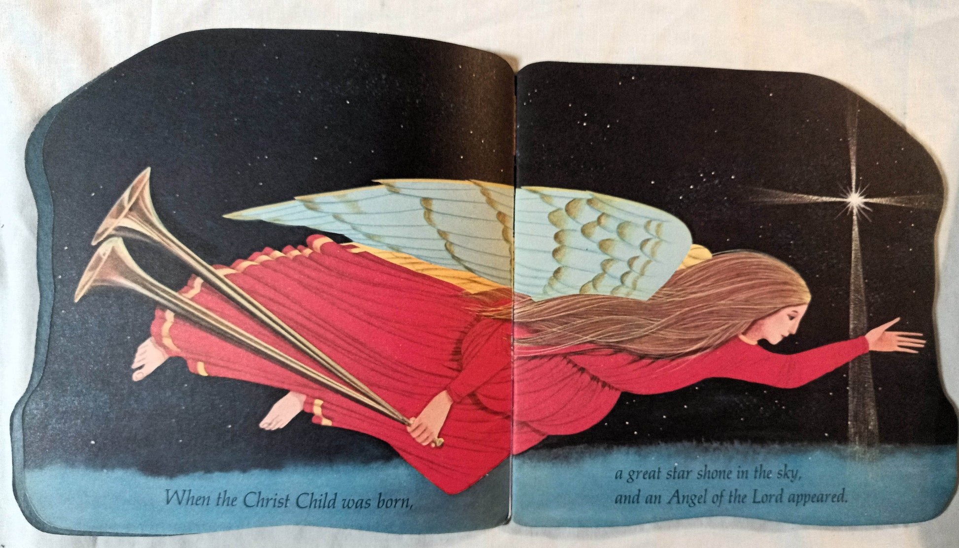 The Christmas Angel Book William Dugan Golden Shape Book 1965 - TulipStuff