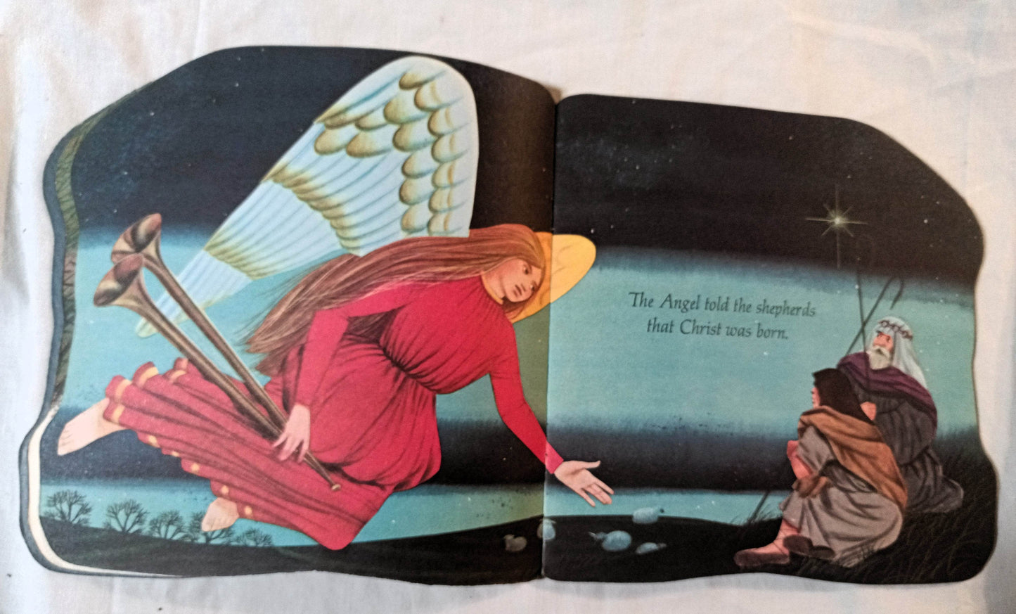 The Christmas Angel Book William Dugan Golden Shape Book 1965 - TulipStuff