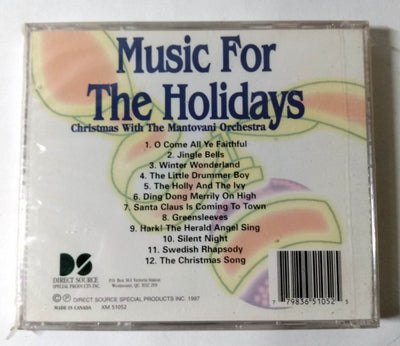 Music For The Holidays Christmas With The Mantovani Orchestra CD 1997 - TulipStuff