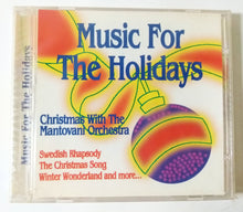 Load image into Gallery viewer, Music For The Holidays Christmas With The Mantovani Orchestra CD 1997 - TulipStuff
