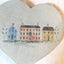 Vintage New England Houses Folk Art by Christopher Gurshin 1980s - TulipStuff