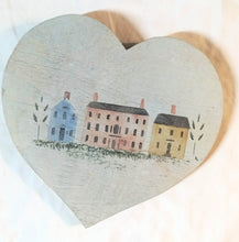Load image into Gallery viewer, Vintage New England Houses Folk Art by Christopher Gurshin 1980s - TulipStuff
