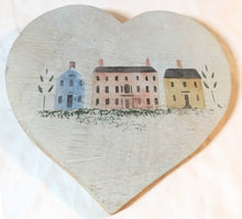 Load image into Gallery viewer, Vintage New England Houses Folk Art by Christopher Gurshin 1980s - TulipStuff

