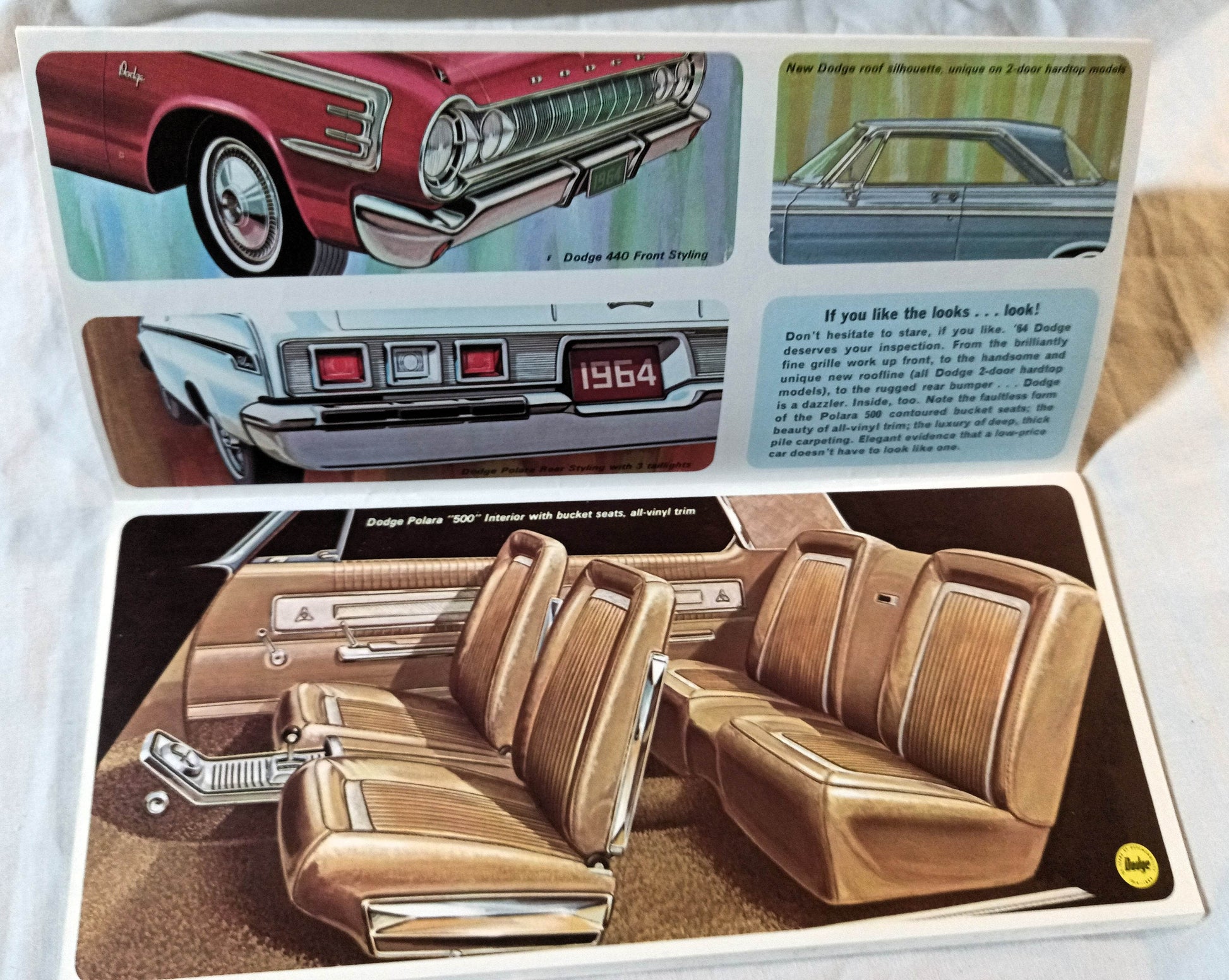 1964 Cars Chrysler Motors Plymouth Dodge Simca Imperial Full Line Booklet - TulipStuff