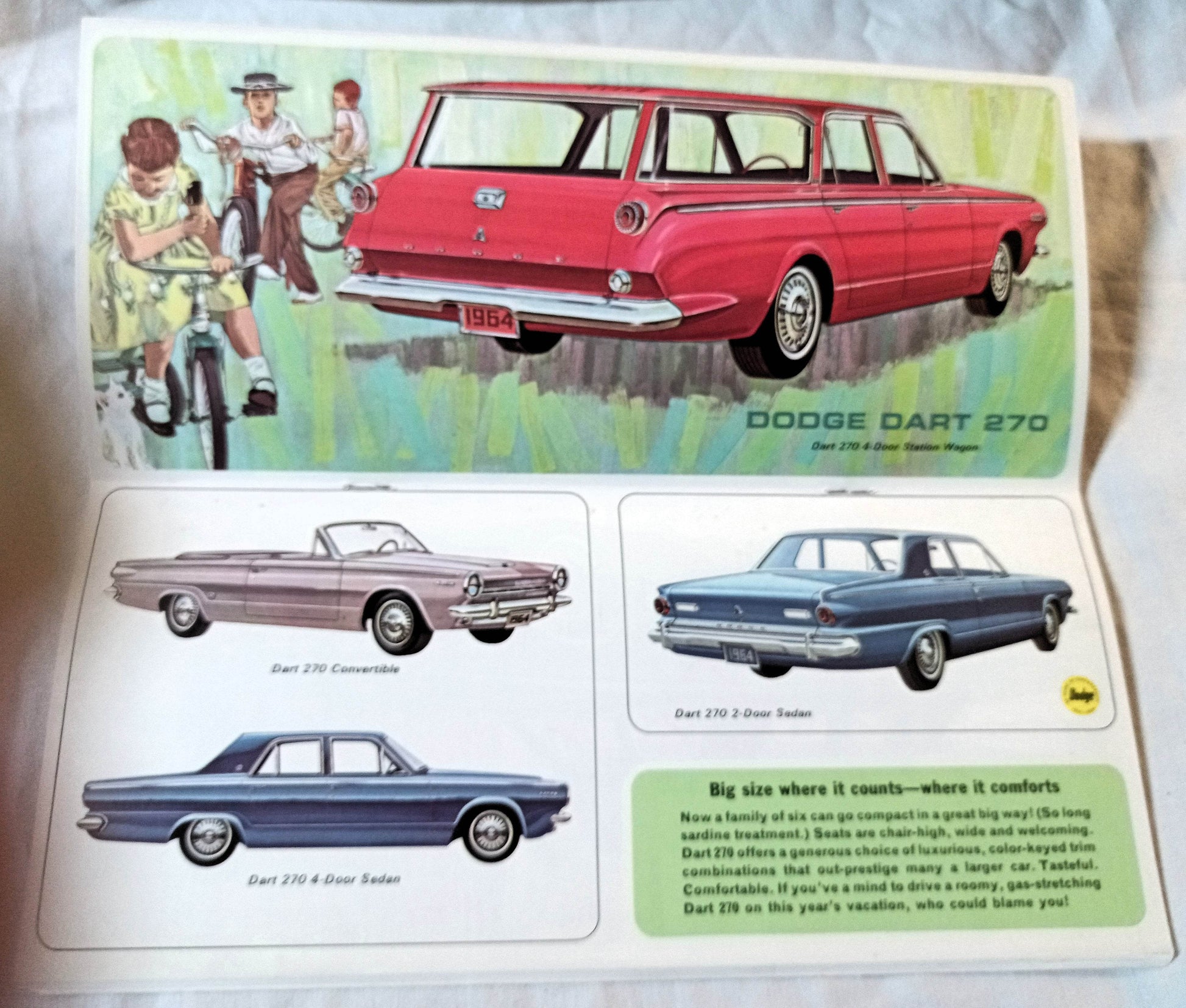 1964 Cars Chrysler Motors Plymouth Dodge Simca Imperial Full Line Booklet - TulipStuff