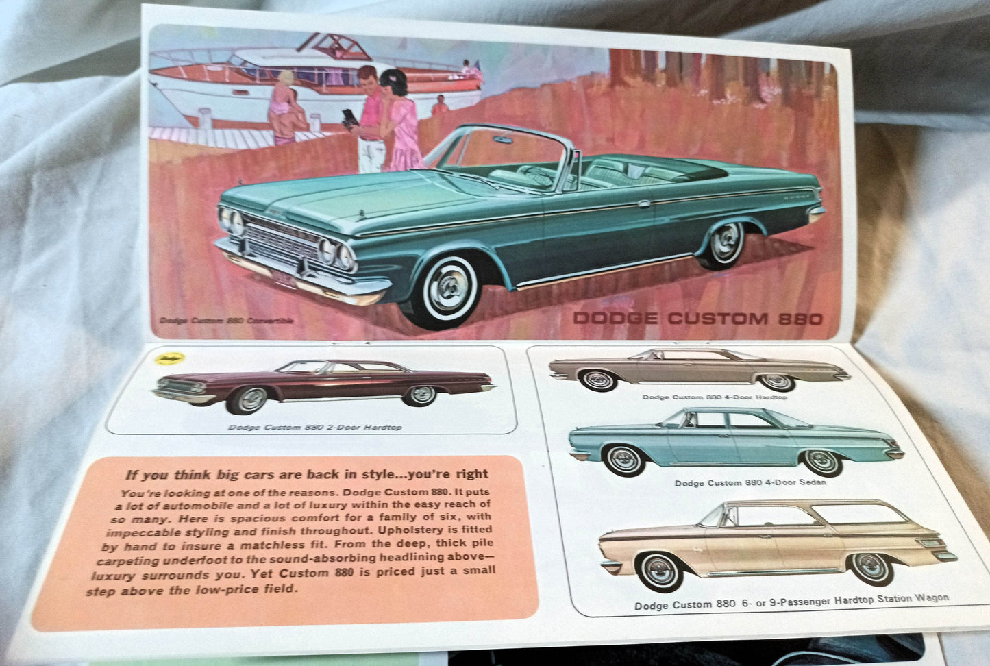 1964 Cars Chrysler Motors Plymouth Dodge Simca Imperial Full Line Booklet - TulipStuff