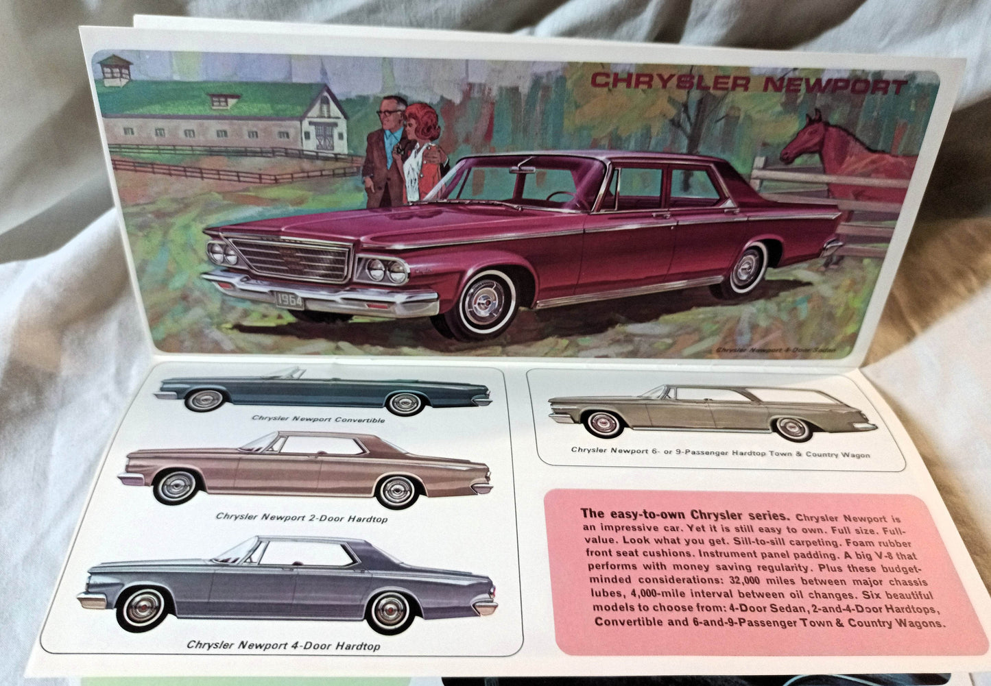 1964 Cars Chrysler Motors Plymouth Dodge Simca Imperial Full Line Booklet - TulipStuff