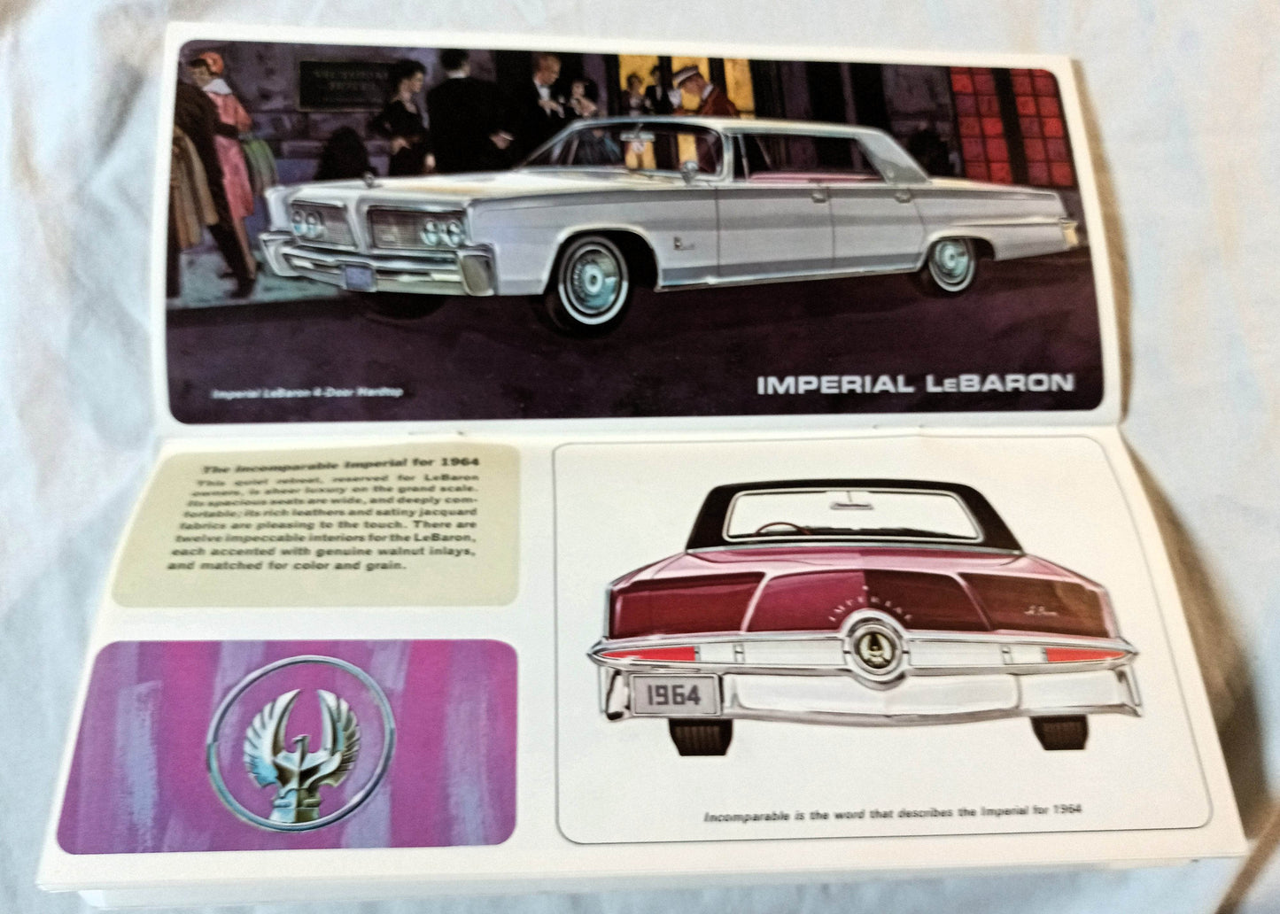 1964 Cars Chrysler Motors Plymouth Dodge Simca Imperial Full Line Booklet - TulipStuff