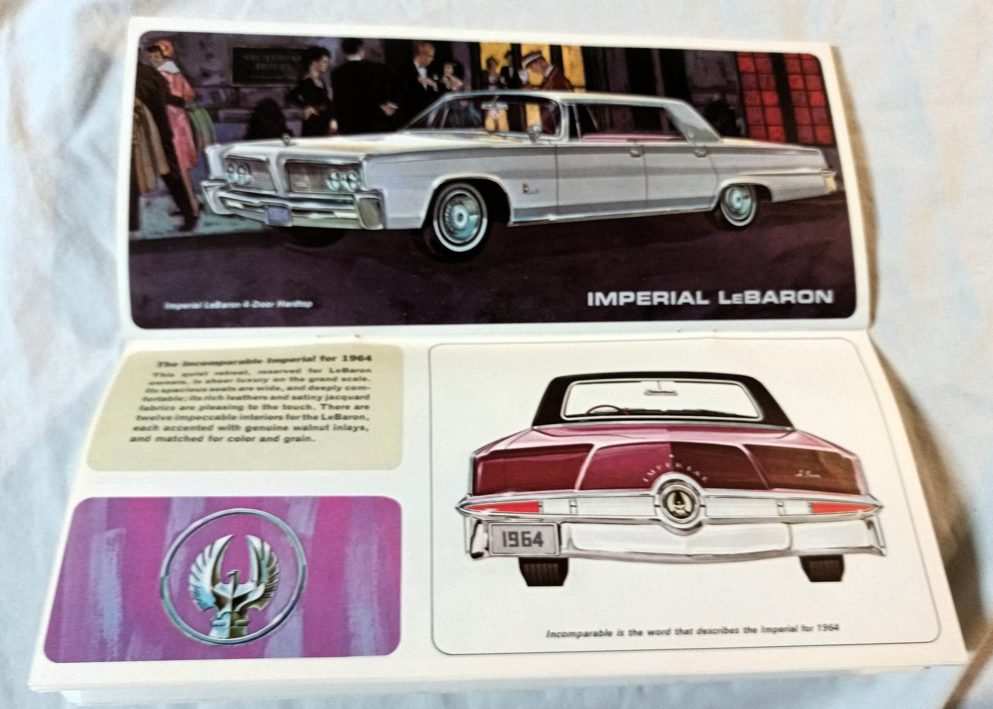 1964 Cars Chrysler Motors Plymouth Dodge Simca Imperial Full Line Booklet - TulipStuff