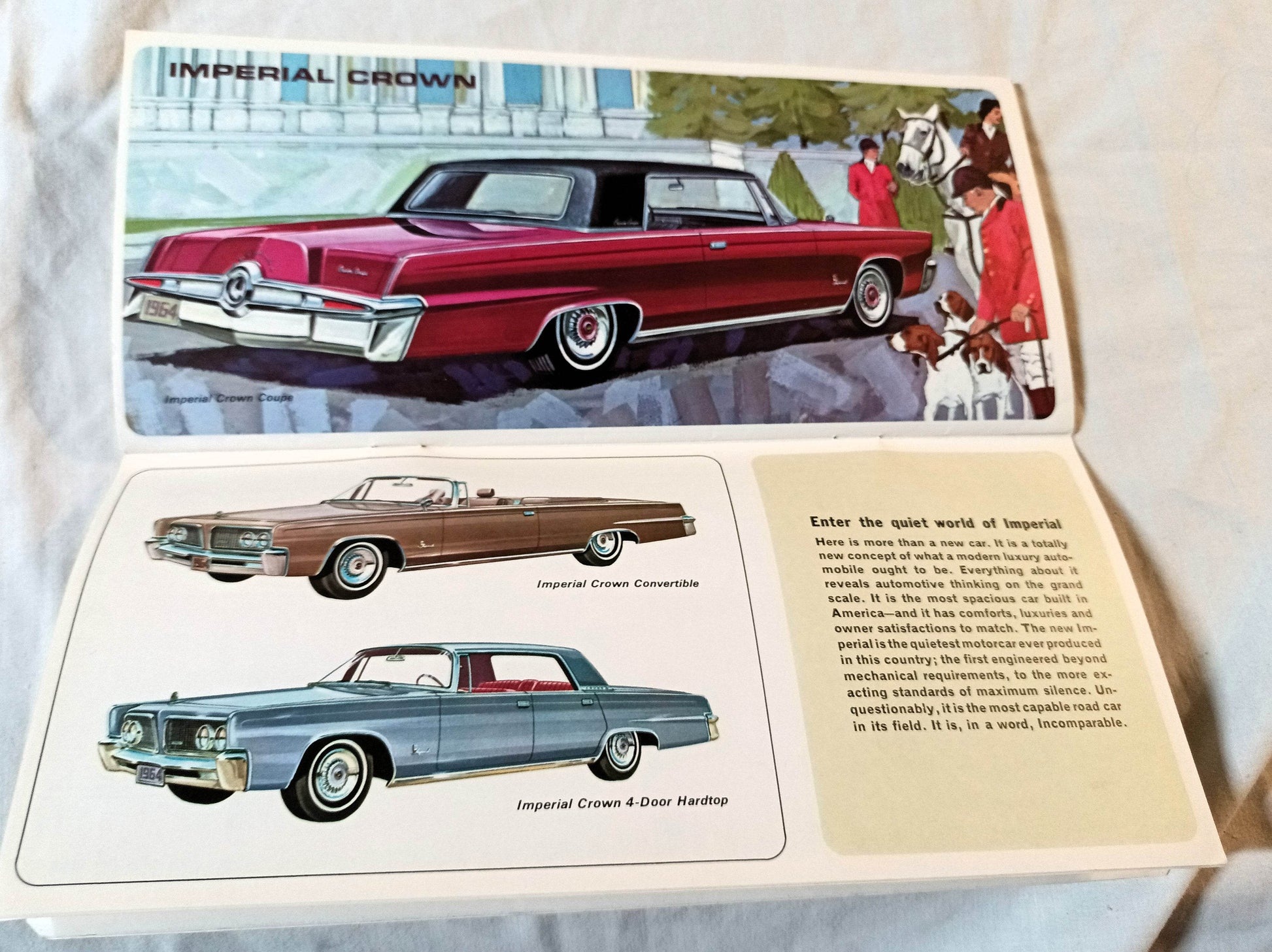 1964 Cars Chrysler Motors Plymouth Dodge Simca Imperial Full Line Booklet - TulipStuff