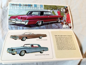 1964 Cars Chrysler Motors Plymouth Dodge Simca Imperial Full Line Booklet - TulipStuff