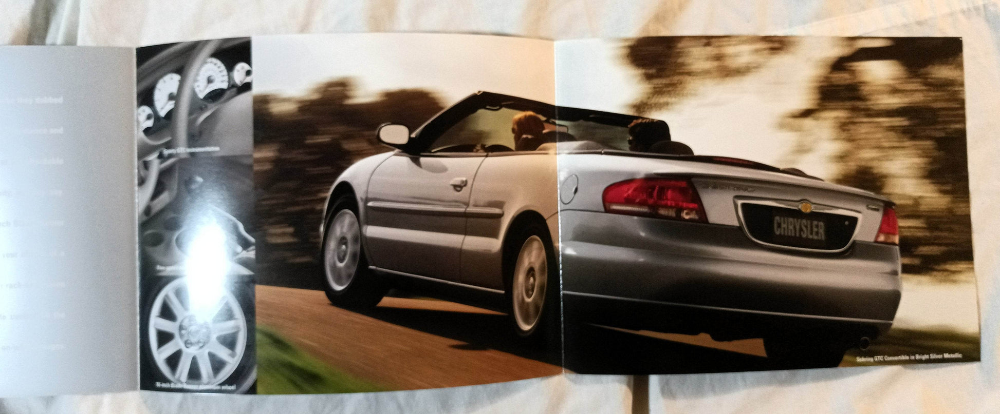 Chrysler Sebring GTC Convertible Dealer Sales Brochure 2002 - TulipStuff