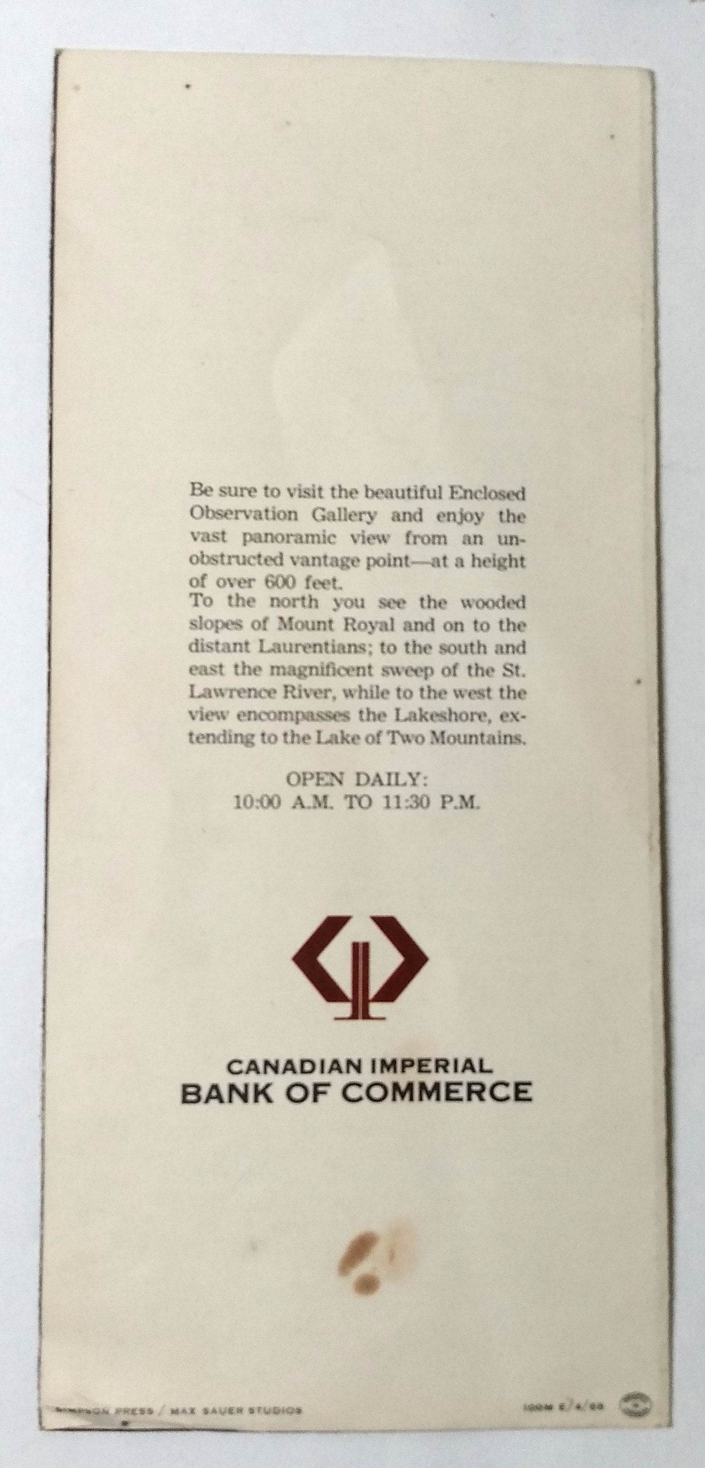 Canadian Imperial Bank of Commerce Building CIBC Tower Montreal 1968 - TulipStuff