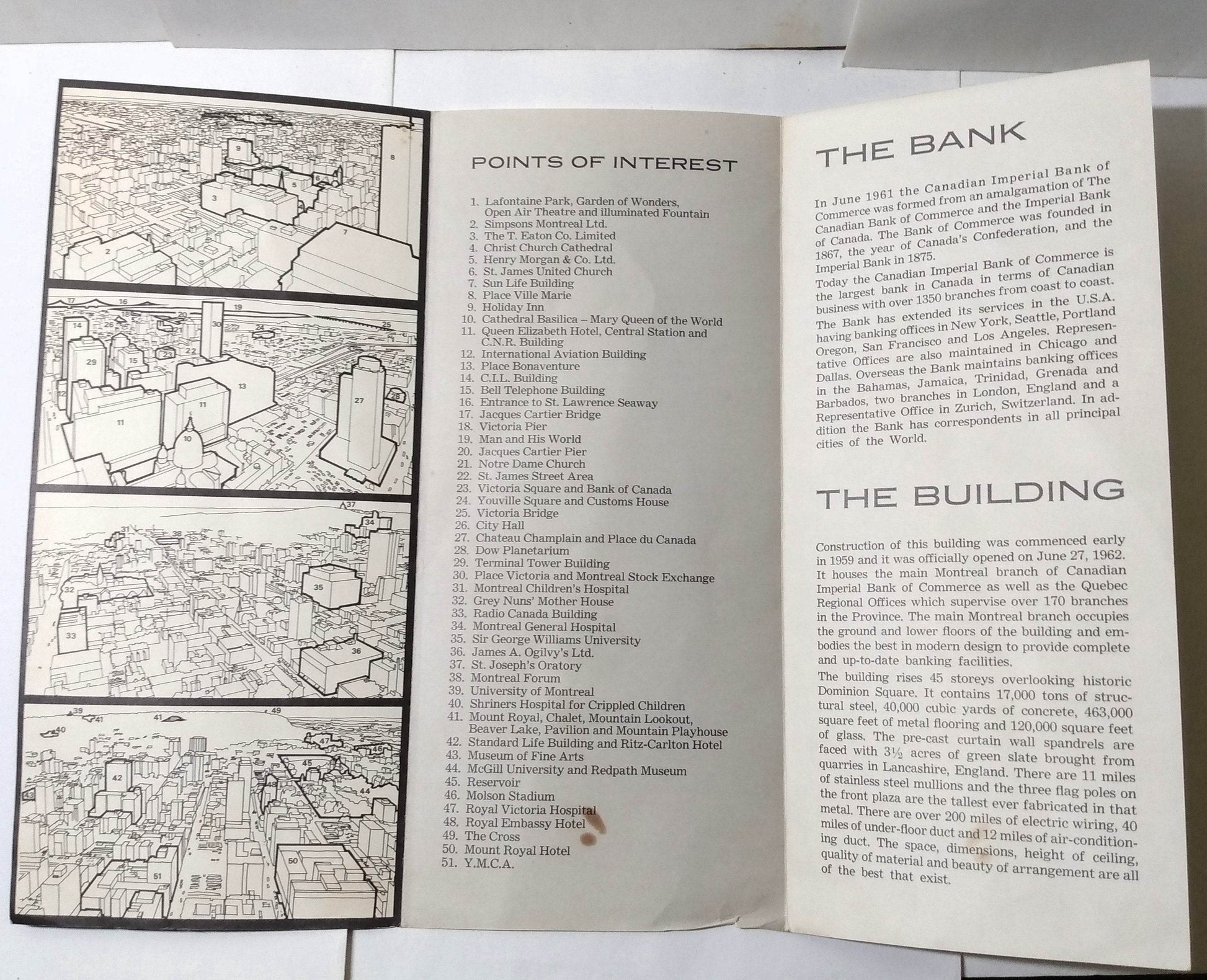 Canadian Imperial Bank of Commerce Building CIBC Tower Montreal 1968 - TulipStuff