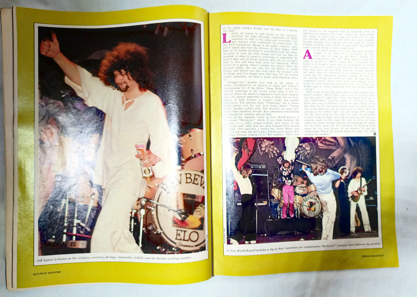 Circus Magazine Jan 17 1977 Breakouts Kiss ELO Elton Pryor NO POSTER - TulipStuff