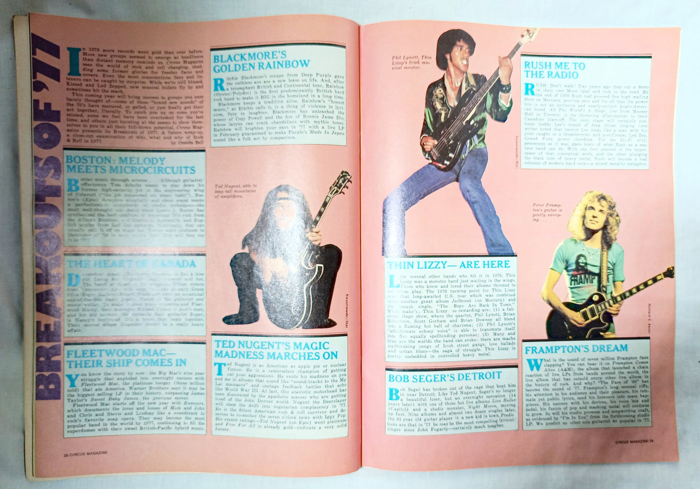 Circus Magazine Jan 17 1977 Breakouts Kiss ELO Elton Pryor NO POSTER - TulipStuff