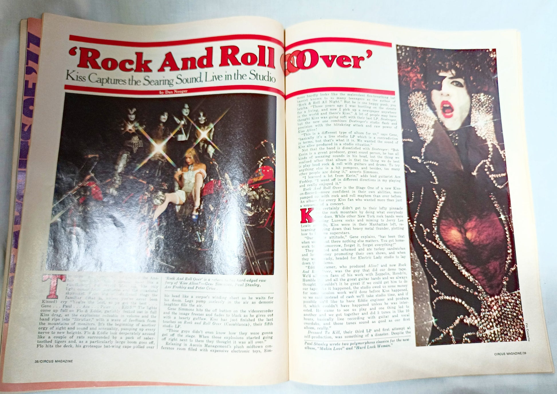 Circus Magazine Jan 17 1977 Breakouts Kiss ELO Elton Pryor NO POSTER - TulipStuff