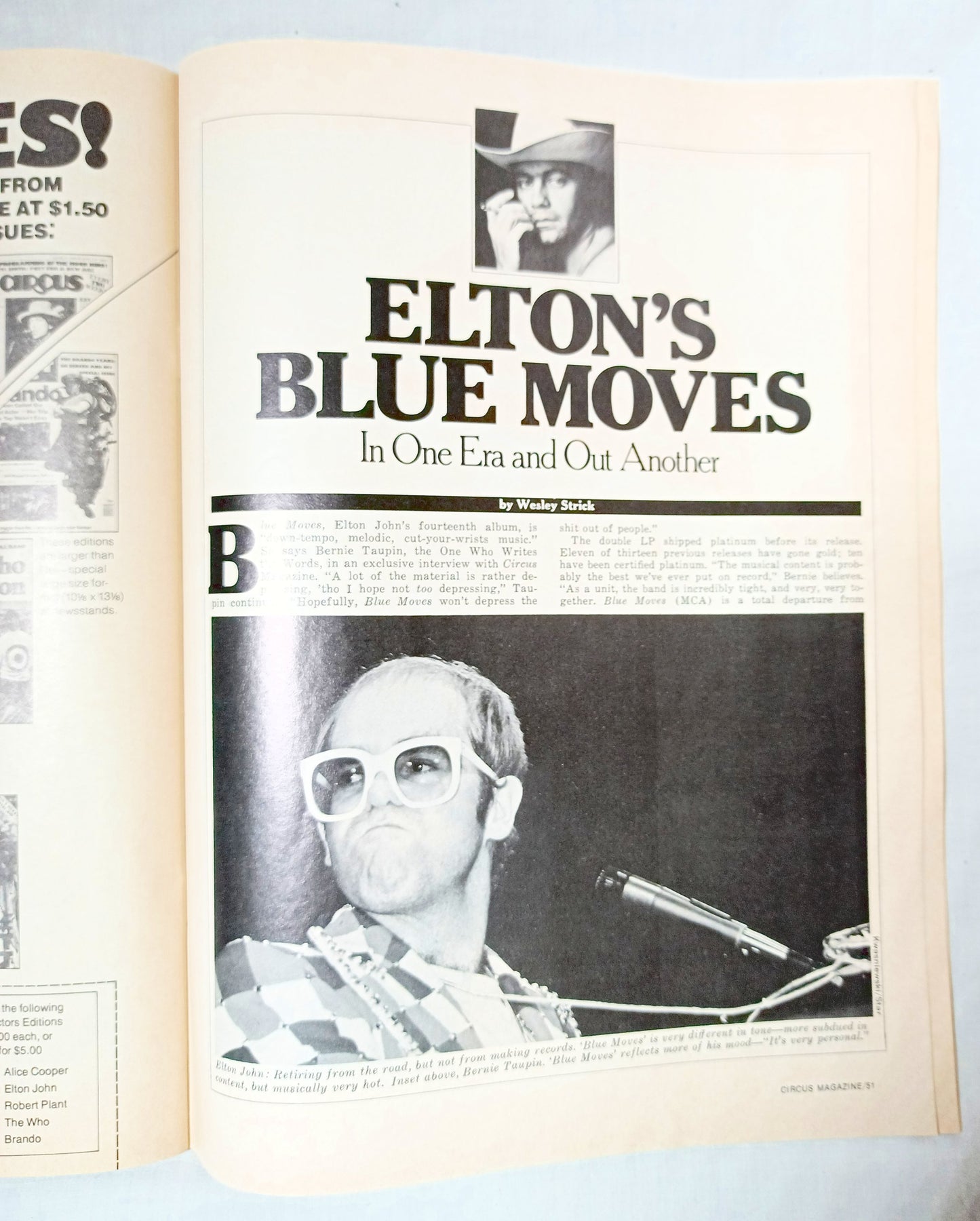 Circus Magazine Jan 17 1977 Breakouts Kiss ELO Elton Pryor NO POSTER - TulipStuff