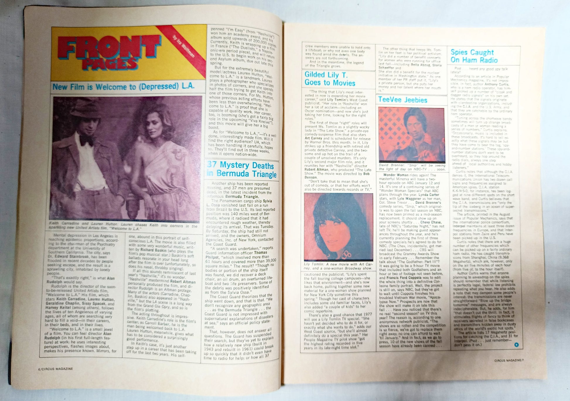 Circus Magazine Jan 17 1977 Breakouts Kiss ELO Elton Pryor NO POSTER - TulipStuff